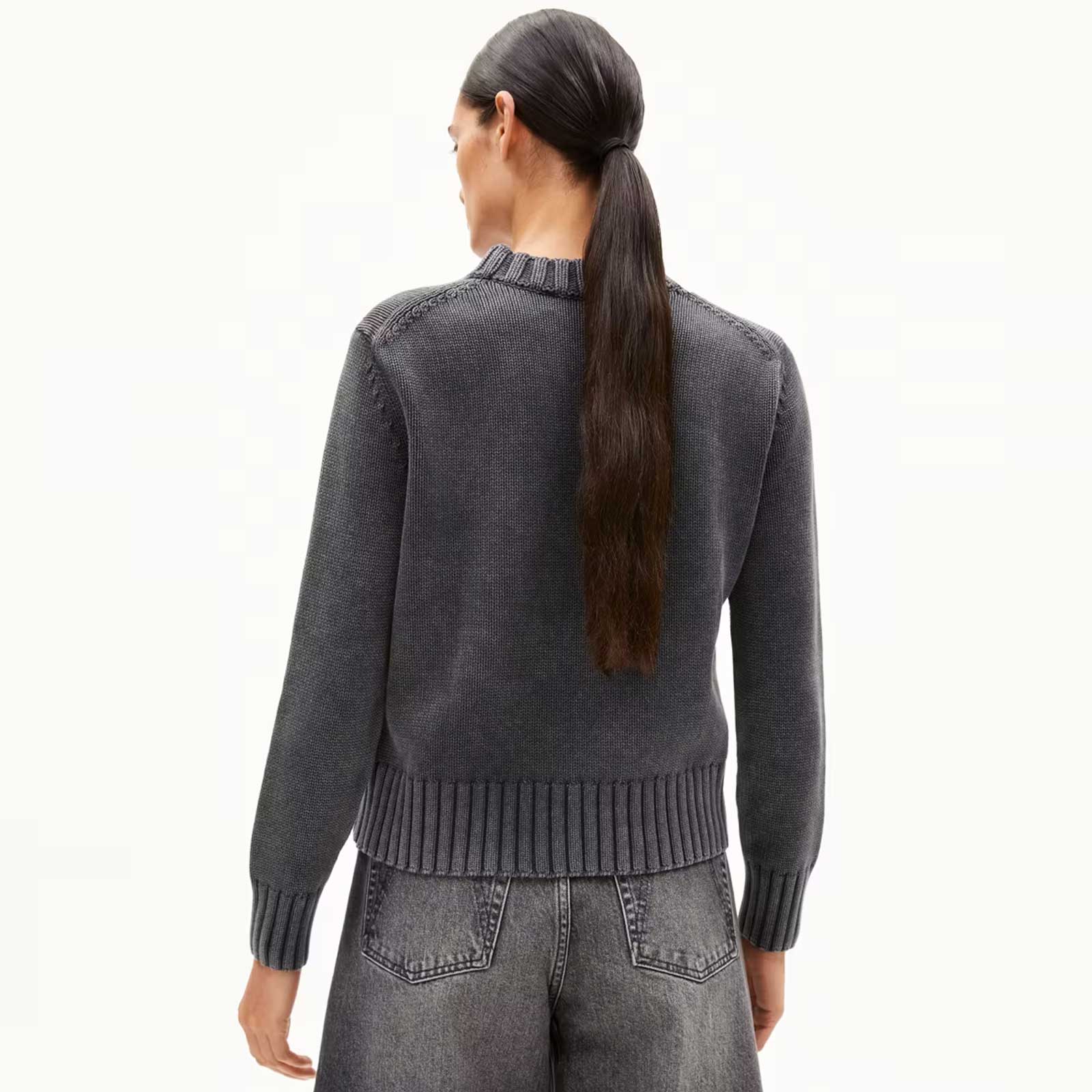 Amaliaas GMT Dye Jumper black Armedangels