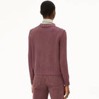 Amaliaas GMT Dye Jumper dark berry Armedangels