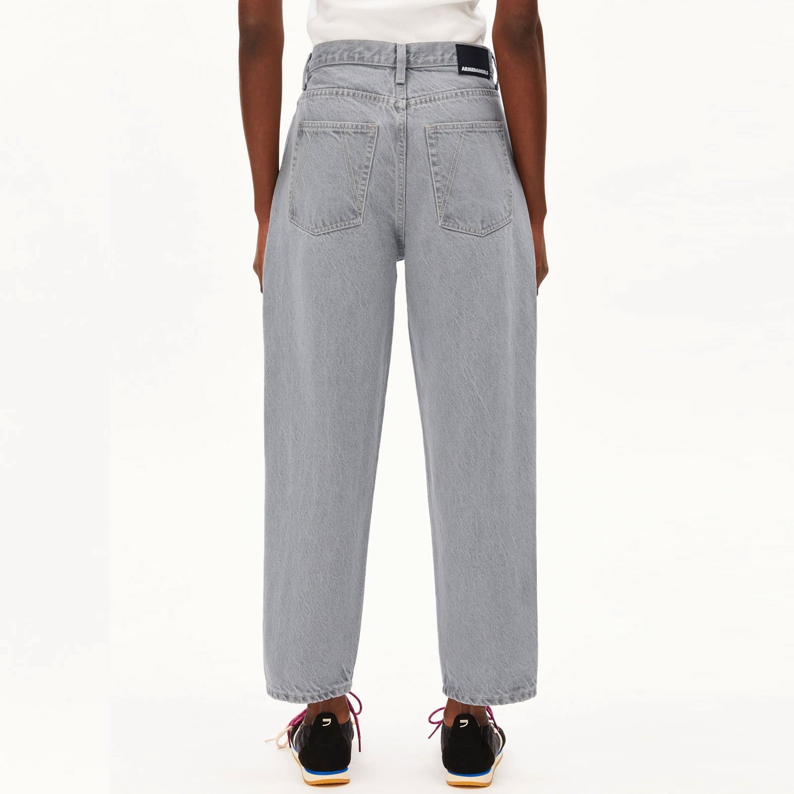 Baarly Barrel Jean High Waist Loose Fit grey Armedangels