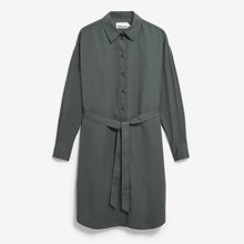Barrel Sleeve Poplin Dress space steel Armedangels