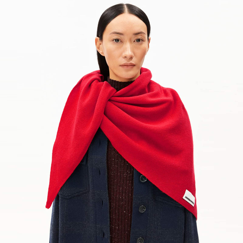 Bryanaa Triangle Scarf candy apple Armedangels