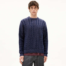 Daako Jumper night sky tweed-frozen lavender Armedangels