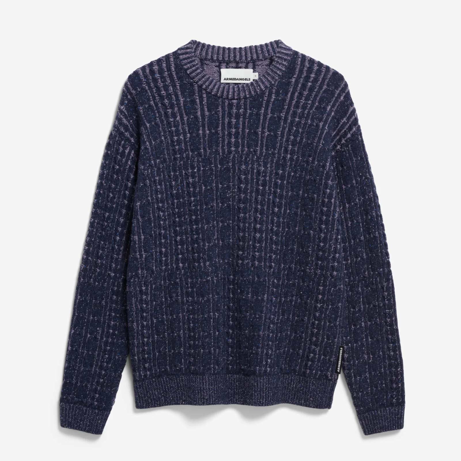 Daako Jumper night sky tweed-frozen lavender Armedangels