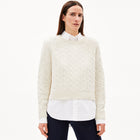 Diliriaa Cable Pullover oatmilk