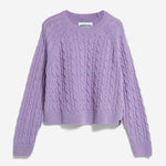 Diliriaa Cable Pullover smart lilac melange