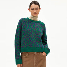Diliriaa Leopaa Jumper emerald green Armedangels