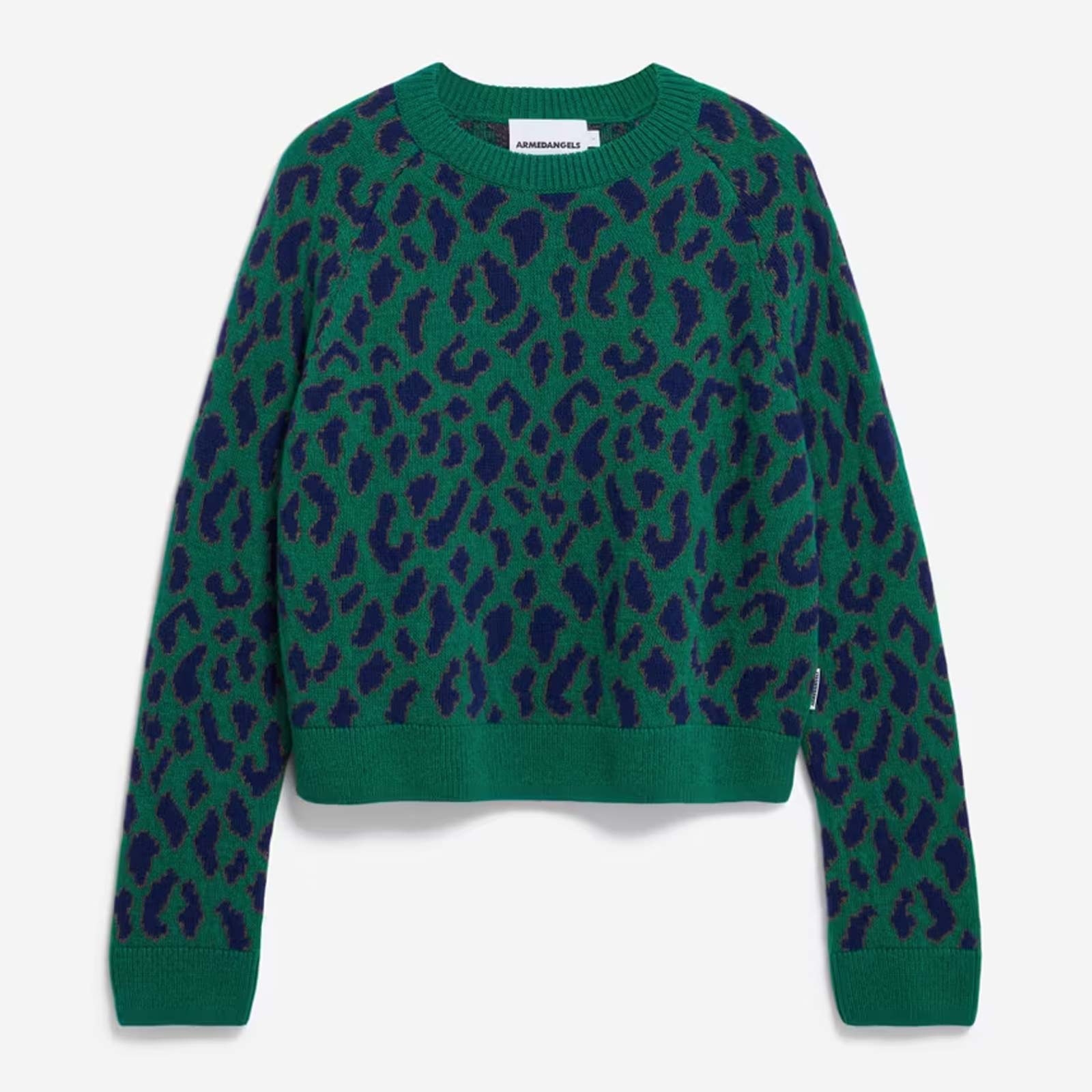 Diliriaa Leopaa Jumper emerald green Armedangels