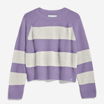 Diliriaa Stripe Pullover smart lilac melange-oatmilk