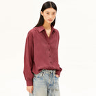 Efinaara Flannel Blouse velvet ember