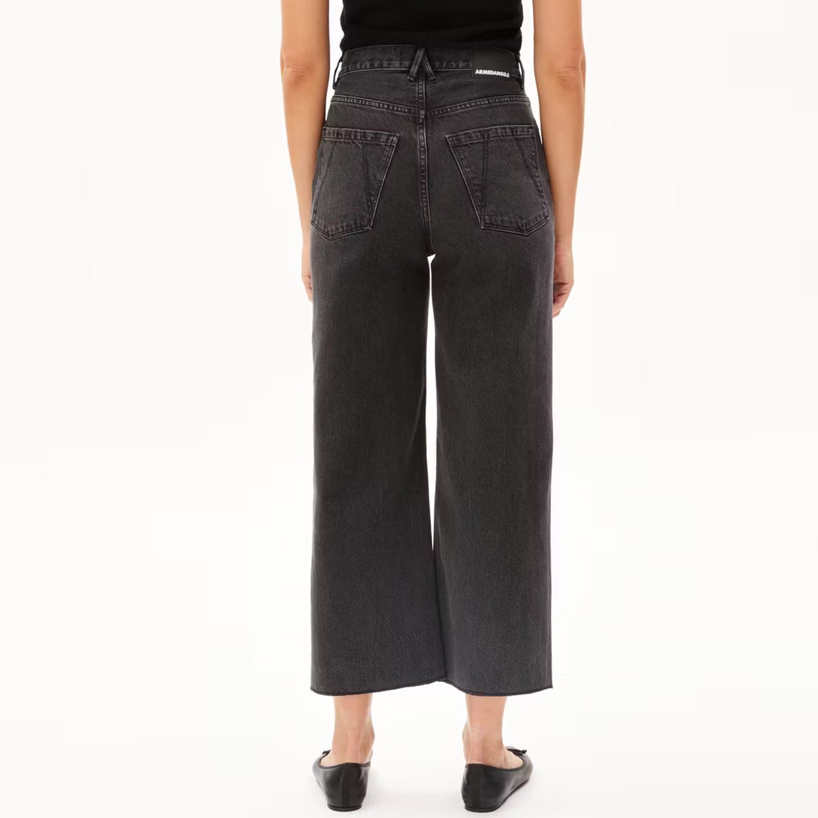 Enijaa Cropped Jeans ebony black