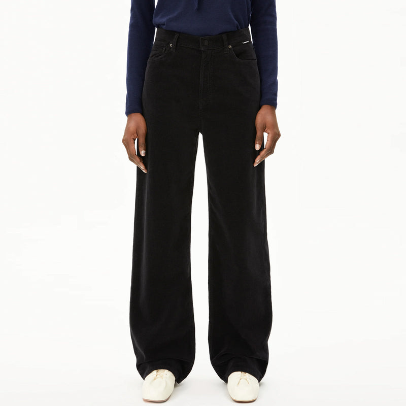 Enijaa Velvet Pants black Armedangels