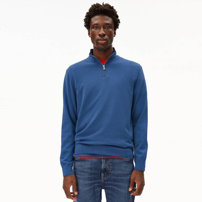 Faabes Half Zip Jumper dark morning Armedangels