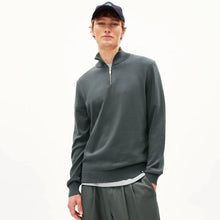 Faabes Half Zip Jumper spacesteel Armedangels