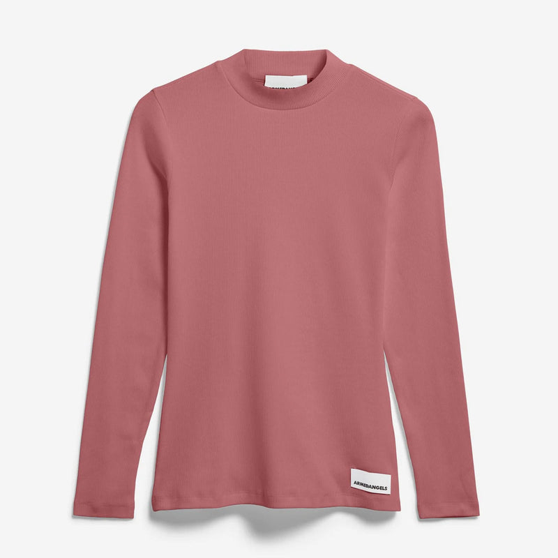 Fatimaara Rib Longsleeve velvet ember