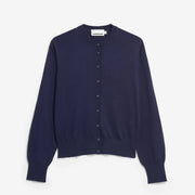 Fine Knit Cardigan tinted navy Armedangels