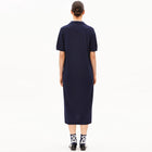 Fine Polo Knit Dress tinted navy Armedangels
