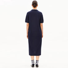 Fine Polo Knit Dress tinted navy Armedangels