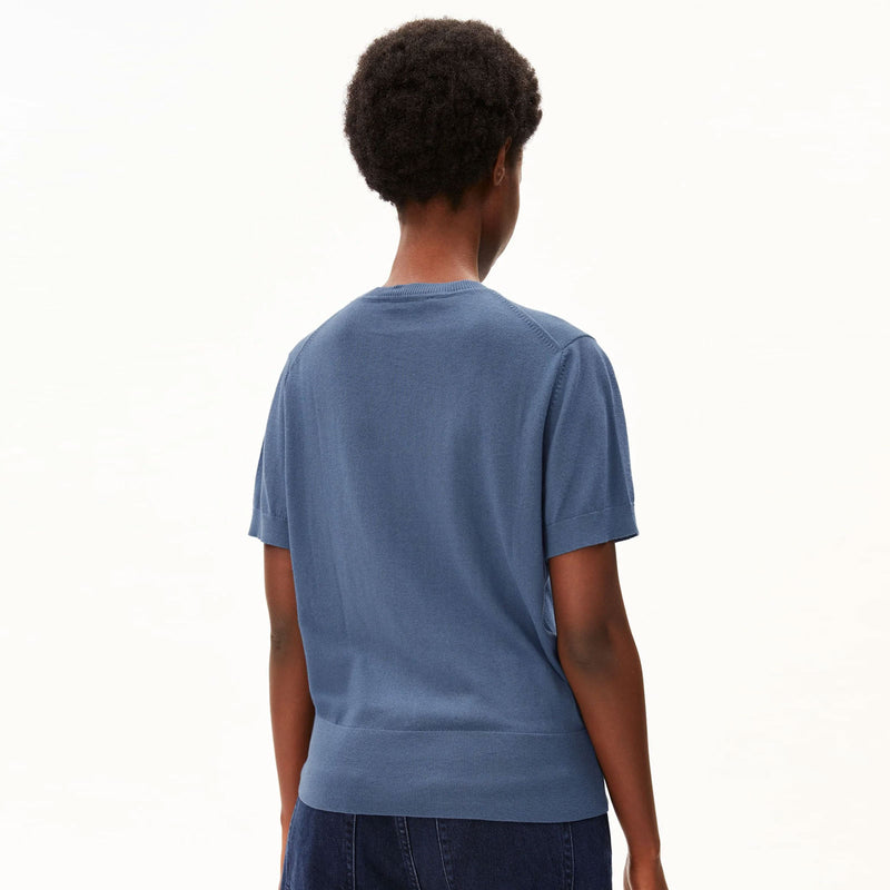 Fine S SL Knit Sweater dusty moon