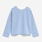 Frankaa Maarlen Stripe Sweatshirt dynamo blue-undyed