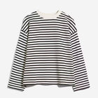 Frankaa Maarlen Stripe Sweatshirt undyed/black