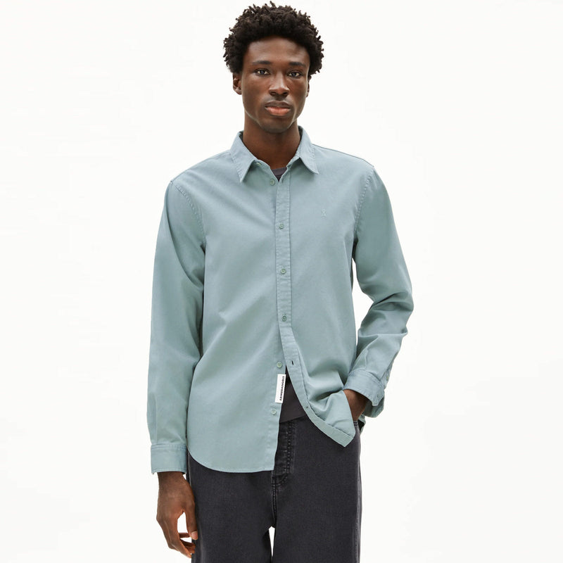 Giaalo GMT Dye Overshirt mystic swamp Armedangels