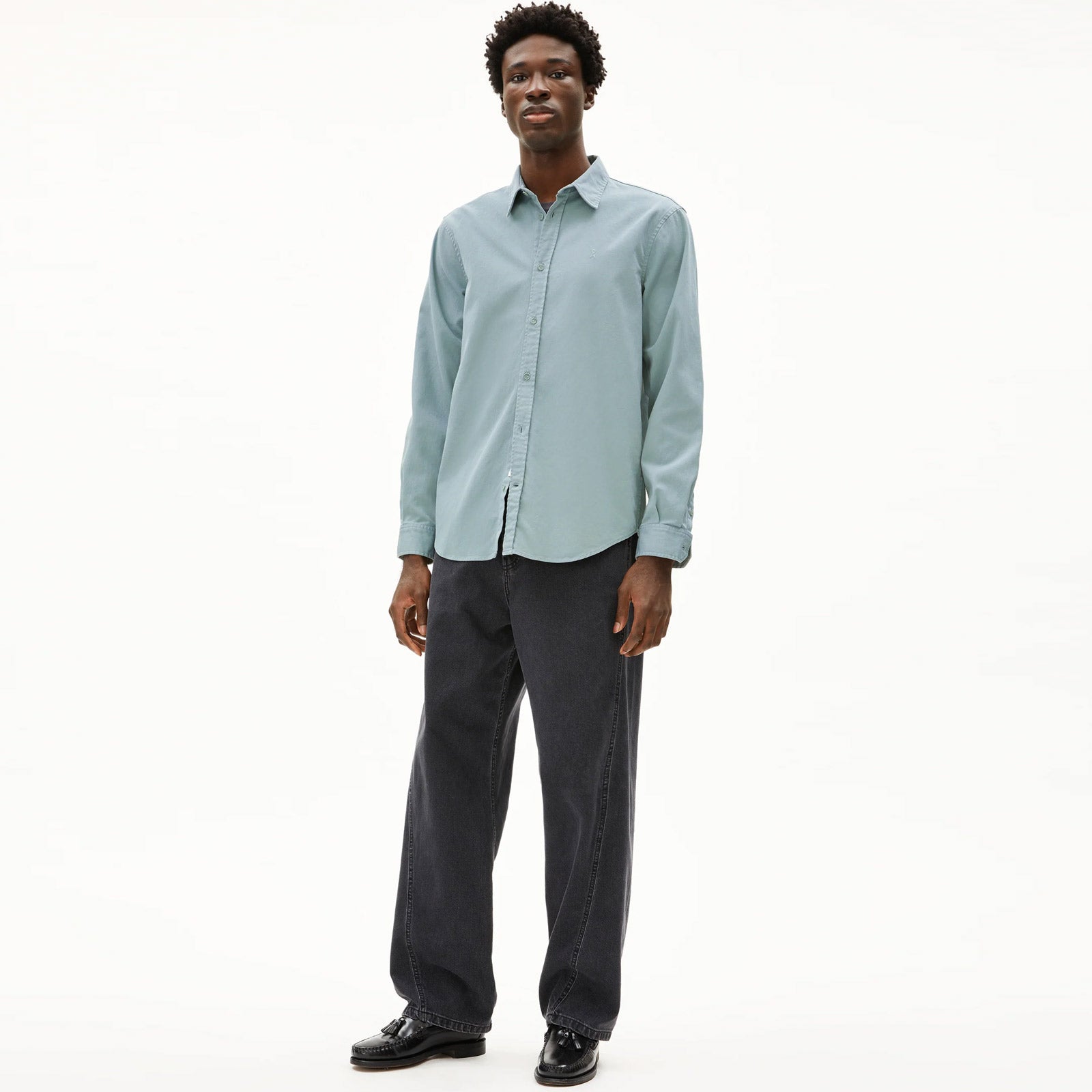 Giaalo GMT Dye Overshirt mystic swamp Armedangels
