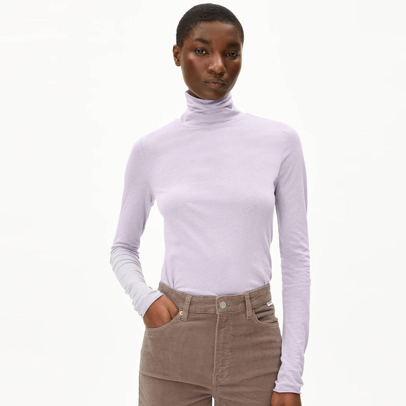 Graziliaa Soft TN Longsleeve frozen lavender Armedangels