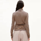 Graziliaa Stripes Turtleneck Longsleeve cinnamon dust-night sky