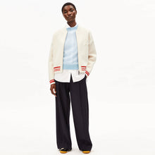 Iconic Å Bomber Jacket oatmilk/mars red