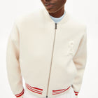 Iconic Å Bomber Jacket oatmilk/mars red