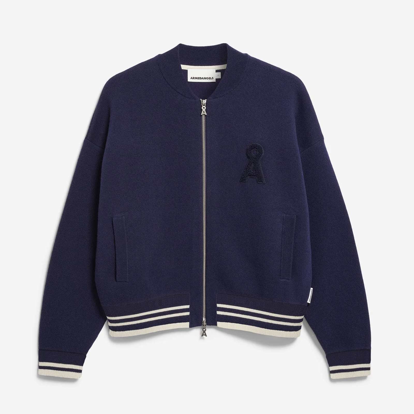 Iconic Å Bomber Jacket tinted navy/oatmilk