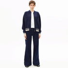 Iconic Å Bomber Jacket tinted navy/oatmilk