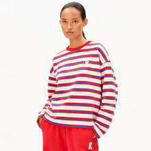Iconic Å Frankaa Bold Sweatshirt undyed/mars red/dynamo blue Armedangels