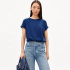 Idaara Tee faded indigo