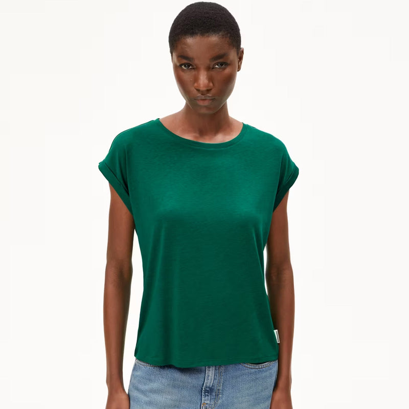 Jilaana Top emerald green Armedangels