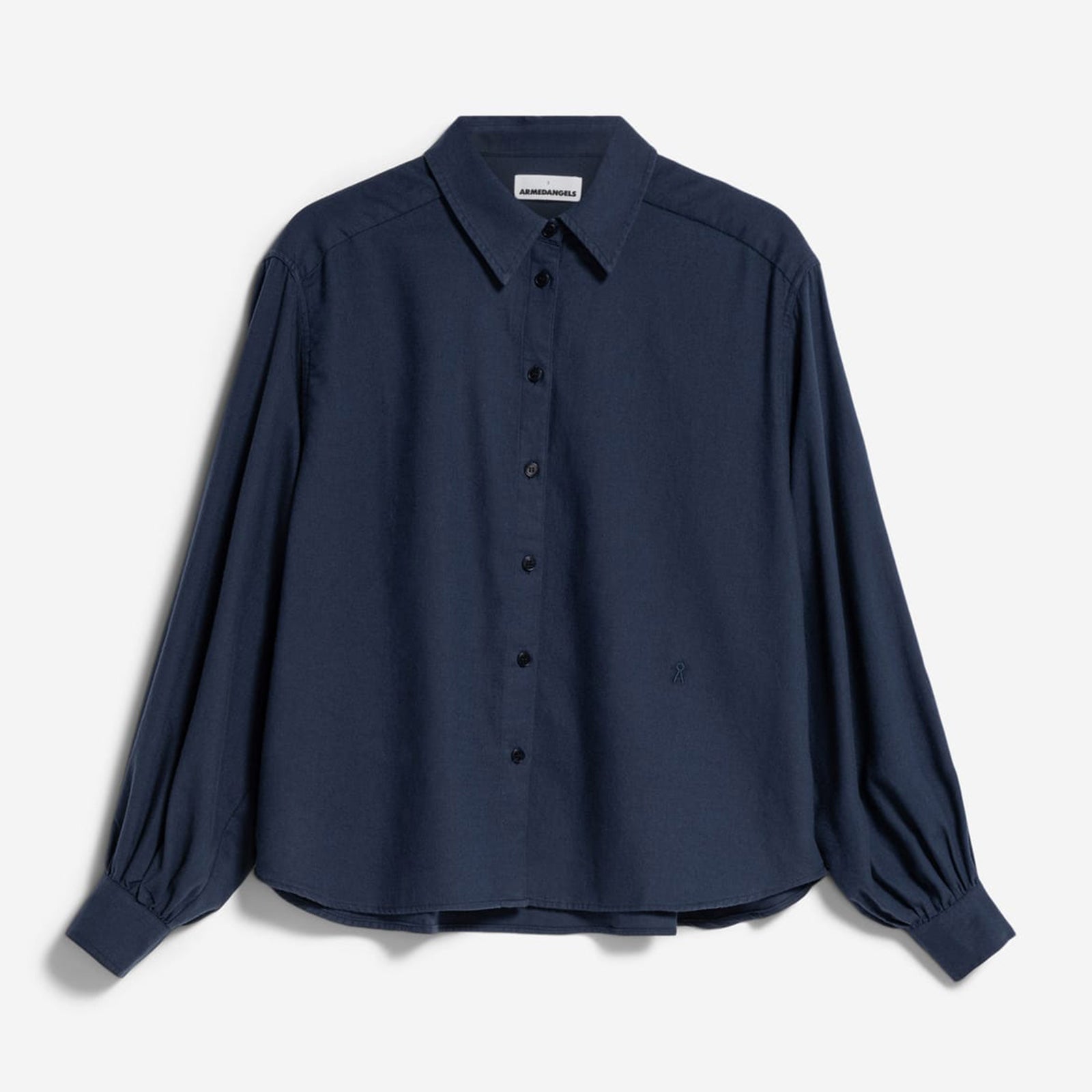 Joelenaa Brushed LS Blouse deep sea blue