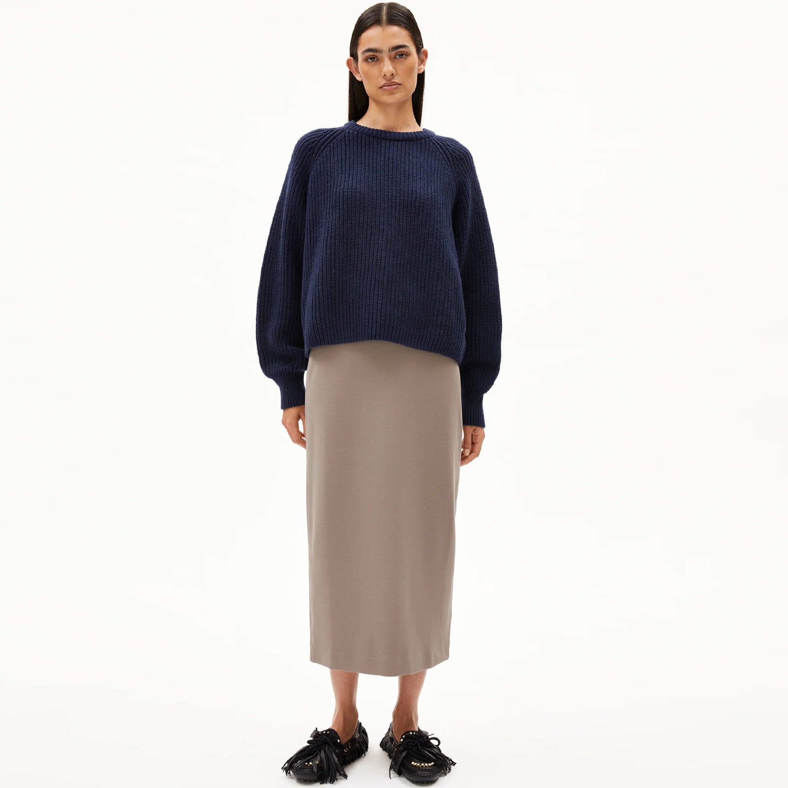 Kaagi Jumper tinted navy Armedangels