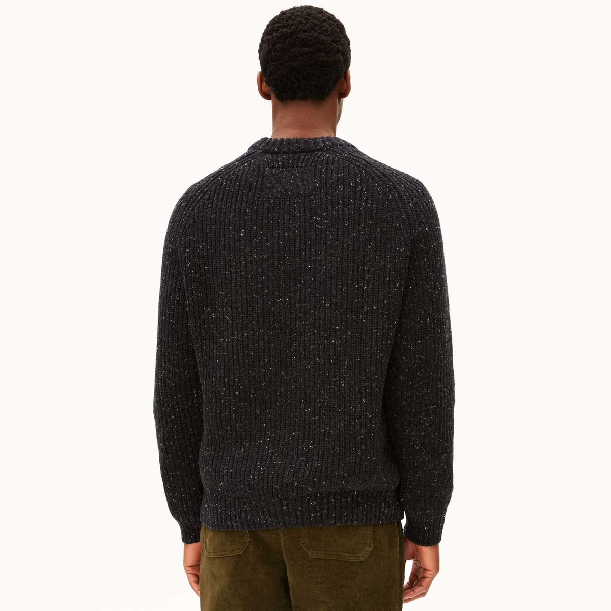 Kiaano Tweed Knit Sweater black