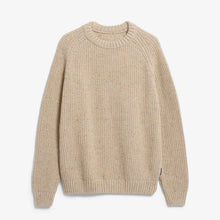 Kiaano Tweed Knit Sweater sandstone tweed