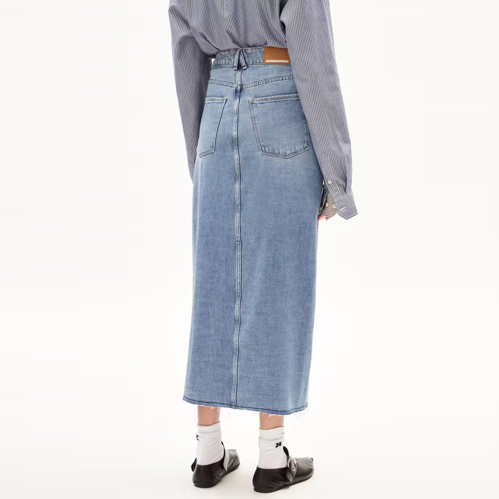 Kitaari Demi Denim Skirt indigo pebbles