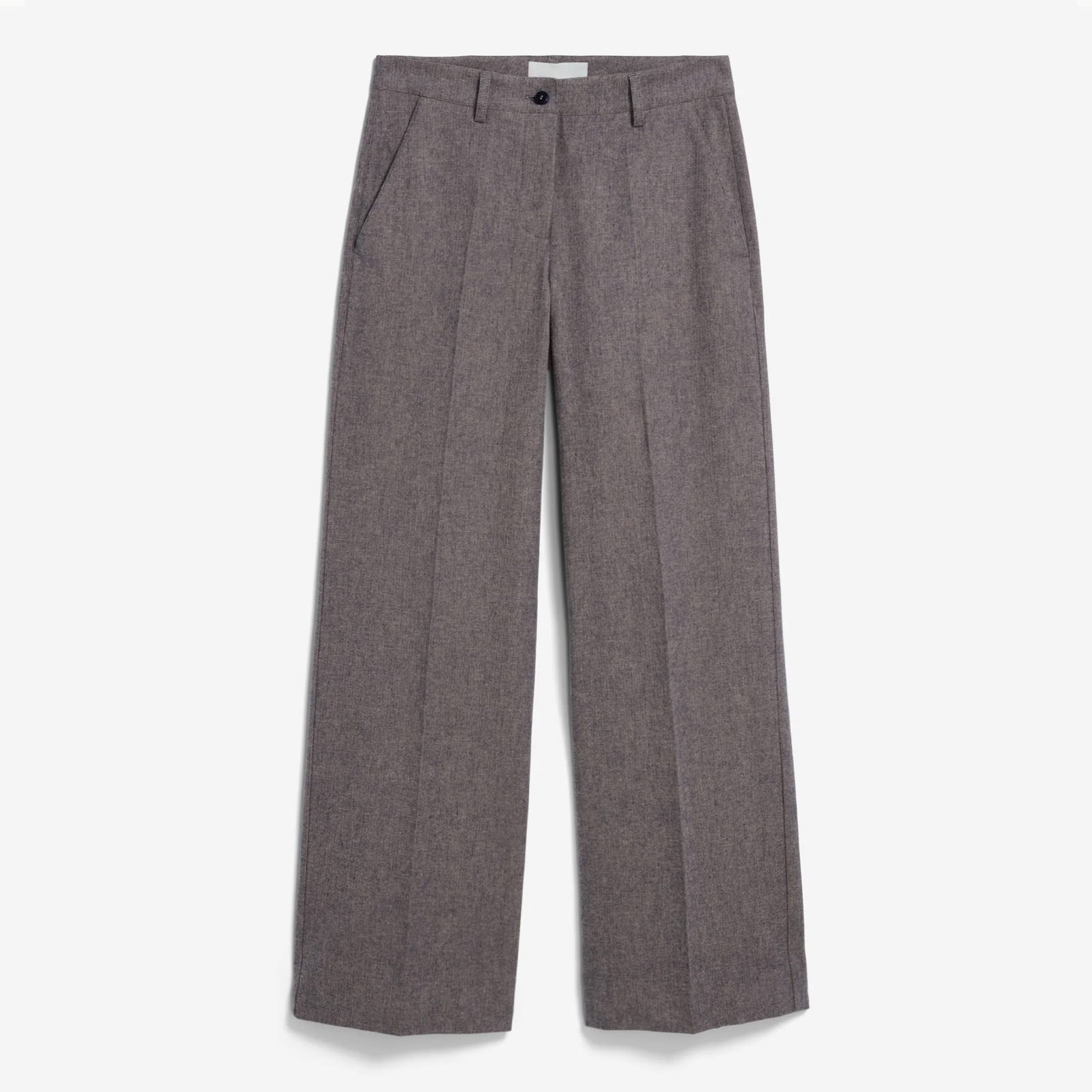 Leandraa Handaas Pants pure/tinted navy Armedangels