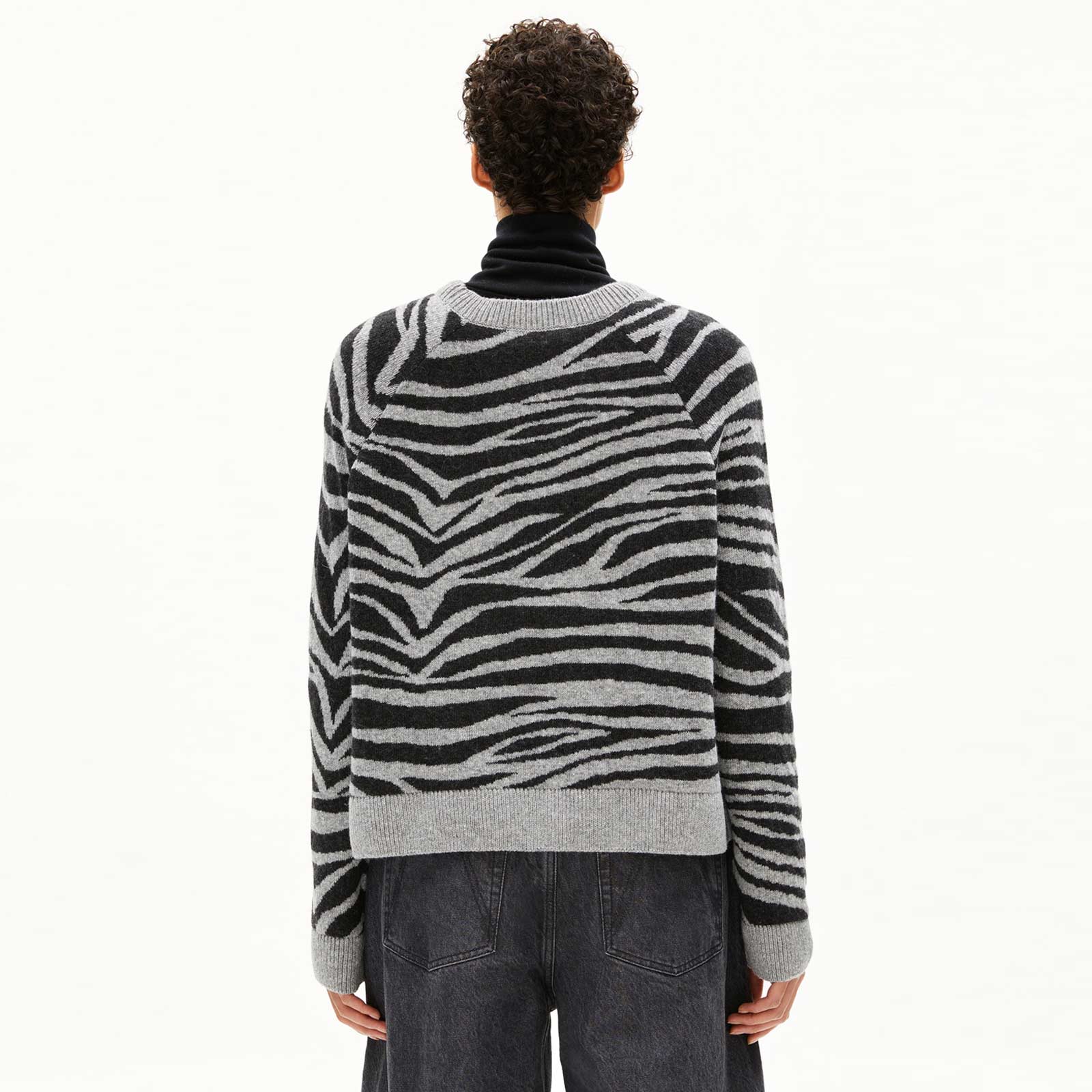 Liliriaa Zebraraa Jumper silver mel/steel mel Armedangels