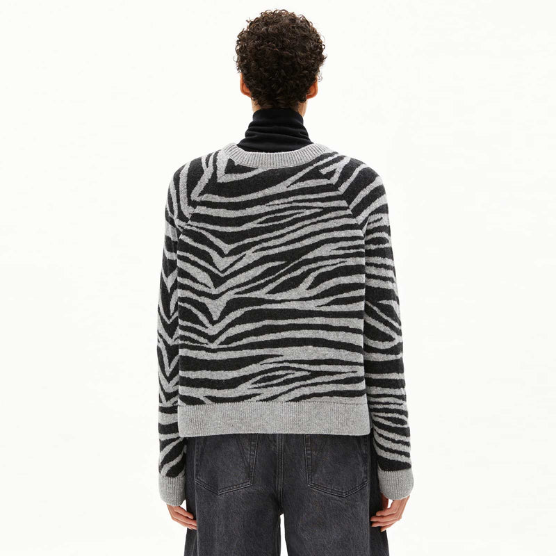 Liliriaa Zebraraa Jumper silver mel/steel mel Armedangels