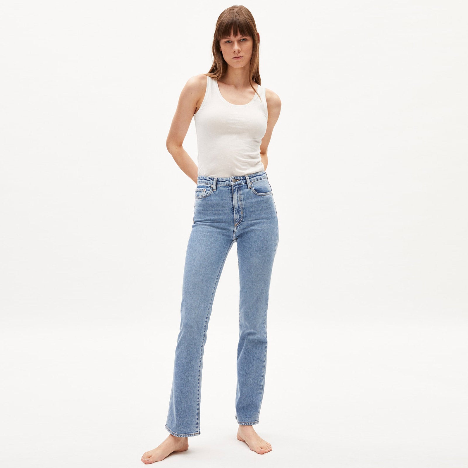 Linnaa Boot Cut Jeans easy blue