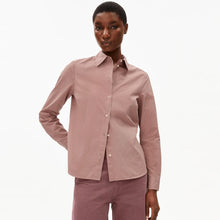 Louilaa Striped Blouse berry /ice grape