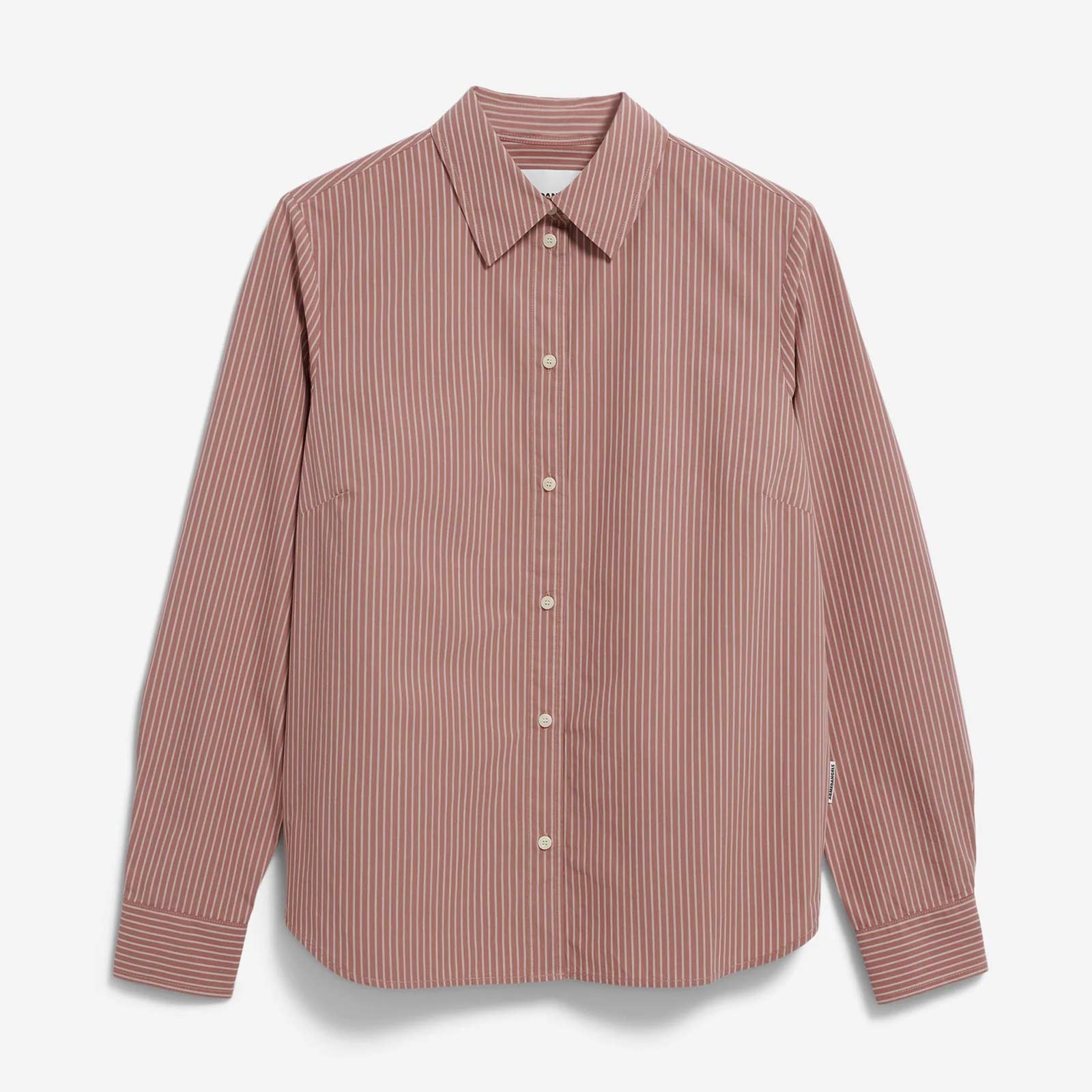 Louilaa Striped Blouse berry /ice grape Armedangels