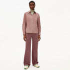 Louilaa Striped Blouse berry /ice grape