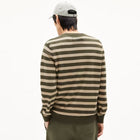 Loukaa Fine Stripes Jumper forest pine/light sage Armedangels