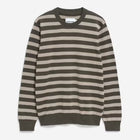 Loukaa Fine Stripes Jumper forest pine/light sage Armedangels