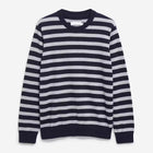 Loukaa Fine Stripes Jumper night sky/silver melange Armedangels